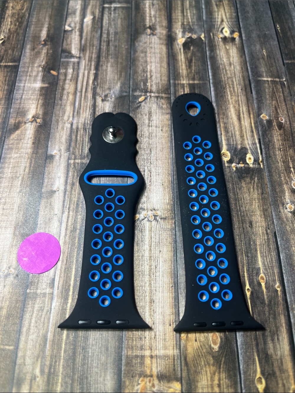 5for$10 42mm/44mm/45mm Apple Watchband Black And Blue Breathable IWatch band